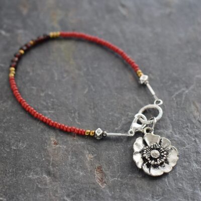Red Poppy Bracelet (3) Red Poppy Bracelet (3)