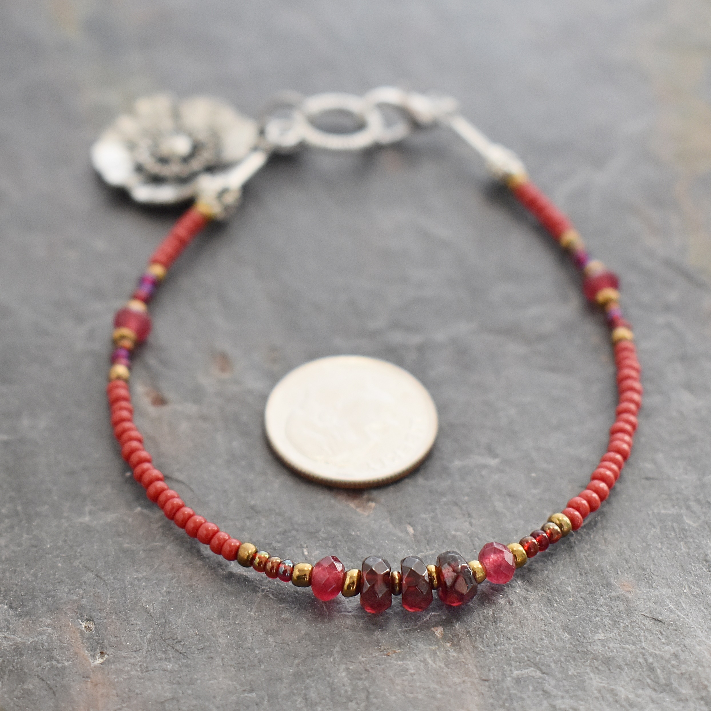 Red poppy bracelet (5)