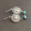 Southwest sun turquoise earrings Southwest sun turquoise earrings