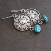 Southwest sun turquoise earrings Southwest sun turquoise earrings