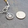 Sunflower bracletet citrine garnet (1)