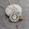 Sunflower necklace with Citirne (2)