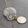 Sunflower necklace with Citirne (4)