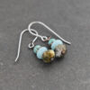 Turquoise, Amazonite, Rainforest Jasper Earrings (1) Turquoise, Amazonite, Rainforest Jasper Earrings (1)