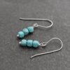 Turquoise Cube Earrings (1)