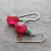 Turquoise & Ruby Quartz Earrings (2)_result