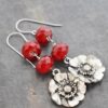 red poppy earrings (2) red poppy earrings (2)