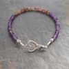 Amethyst and pink tourmaline bracelet (5)