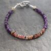 Amethyst and pink tourmaline bracelet (8)