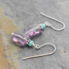 Turquoise & Lavender Amethyst Earrings (4)