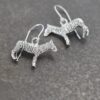 Zebra Earrings