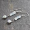 Aquamarine and pearl earrings (2) Aquamarine and pearl earrings (2)