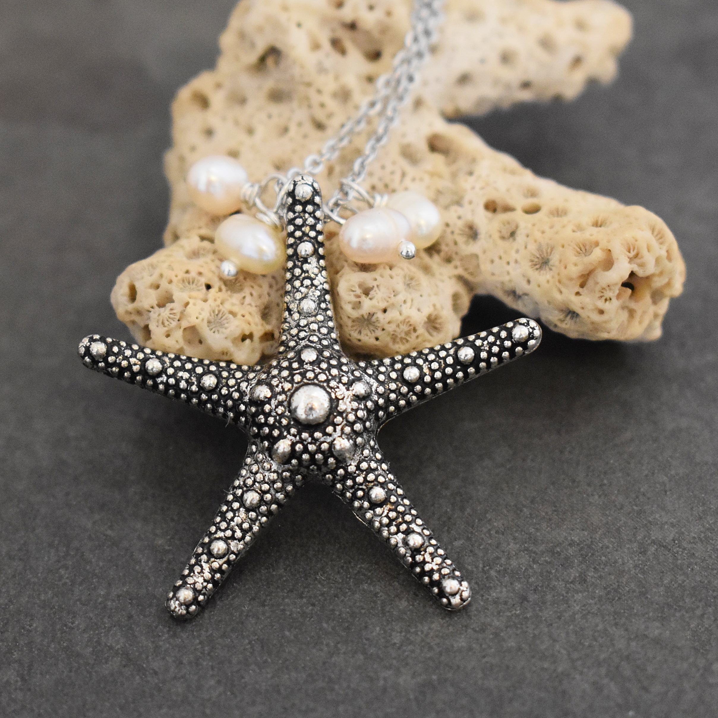 Lager Starfish with pearls (4)