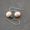 Teal jade, peach pearl earrings (4)_result Teal jade, peach pearl earrings (4)_result