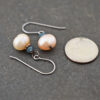 Teal jade, peach pearl earrings (5)_result Teal jade, peach pearl earrings (5)_result