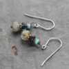 Turquoise, Iolite, Labradorite Earrings (2) Turquoise, Iolite, Labradorite Earrings (2)