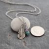 tiny feather with iolite, amethyst , turquoise (3) tiny feather with iolite, amethyst , turquoise (3)