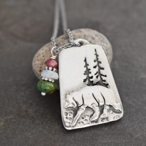Bear in the Woods Necklace
