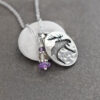 Danity Moose necklace Amethyst (3) Danity Moose necklace Amethyst (3)
