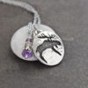 Danity Moose necklace Amethyst (4) Danity Moose necklace Amethyst (4)