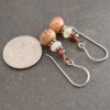 Garnet, Jade and Autumn jasper earrings Garnet, Jade and Autumn jasper earrings