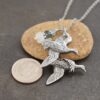 Flying ducks necklace