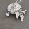 Flying ducks necklace
