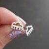 Petroglyph cloud post earrings (2)