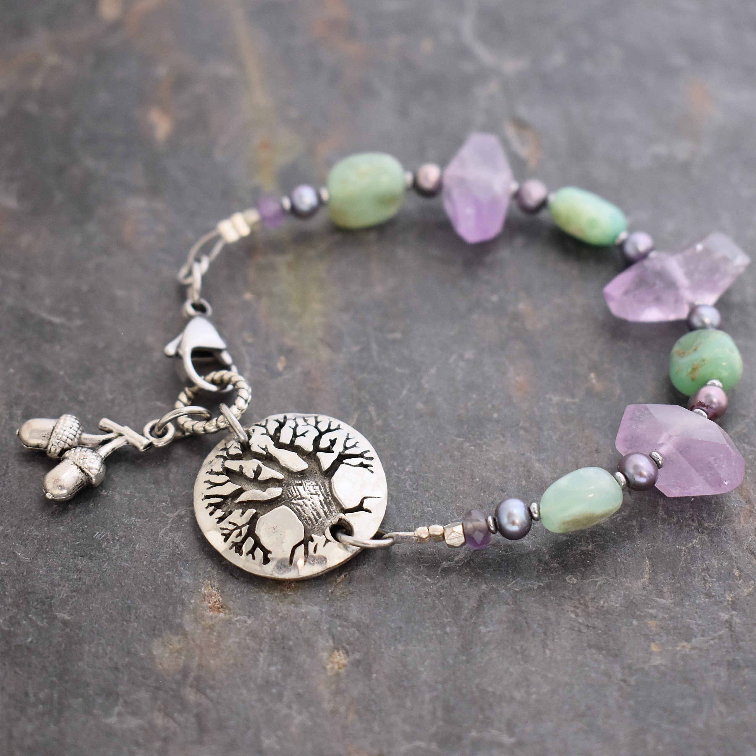 Beaded Oak Tree Bracelet (8)