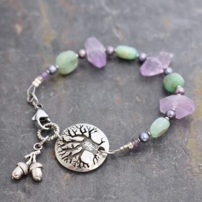 Beaded Oak Tree Bracelet (9)