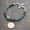 Navy Jade Turquoise Bracelet (5)