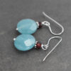 Garnet & Angelite Earrings (2)