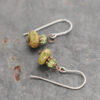 Peridot and Unakite earrings (1)
