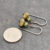 Peridot and Unakite earrings (2)