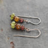 Garnet, Chalcedony, Peridot Earrings (1) Garnet, Chalcedony, Peridot Earrings (1)