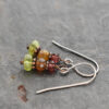 Garnet, Chalcedony, Peridot Earrings (5) Garnet, Chalcedony, Peridot Earrings (5)