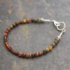 Cherry Creek Jasper and Garnet Bracelet