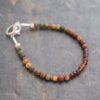 Cherry Creek Jasper and Garnet Bracelet