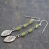 long peridot elm leaves earrings (2) long peridot elm leaves earrings (2)