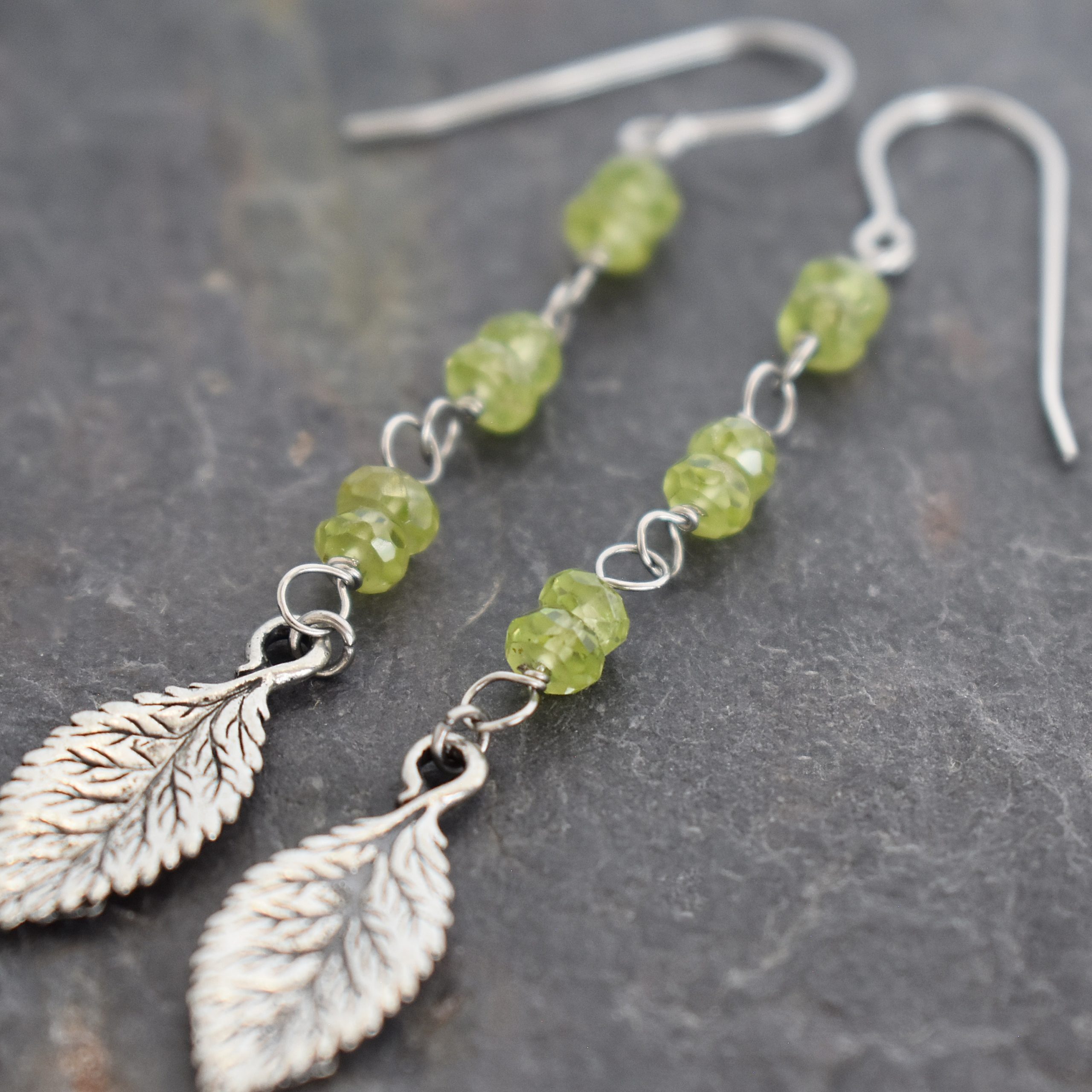 long peridot elm leaves earrings (5)