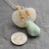 Ethiopian opal and turquoise drop necklace (1)