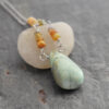 Ethiopian opal and turquoise drop necklace (5)