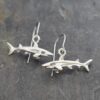 Shark earrings