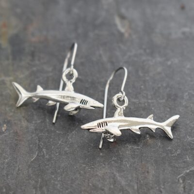 Shark earrings