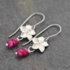 orchid flowers wirh ruby earrings (1)