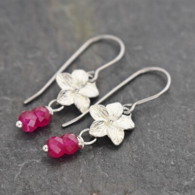 orchid flowers wirh ruby earrings (1)