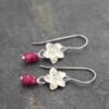 orchid flowers wirh ruby earrings (4)