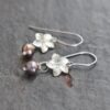 orchid flowers with lav pearl earrings (2)