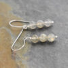 Gray Labradorite round stackt earrings (1)