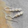 Gray Labradorite round stackt earrings (4)